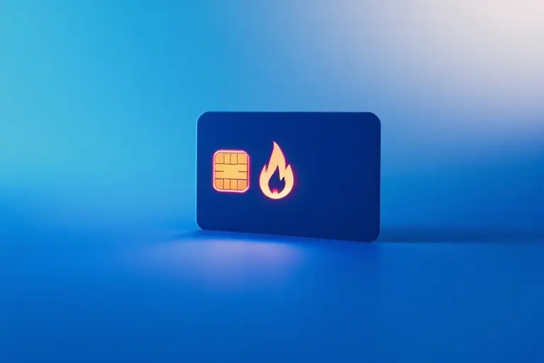 Ilustração de um smartphone com o ícone do WhatsApp