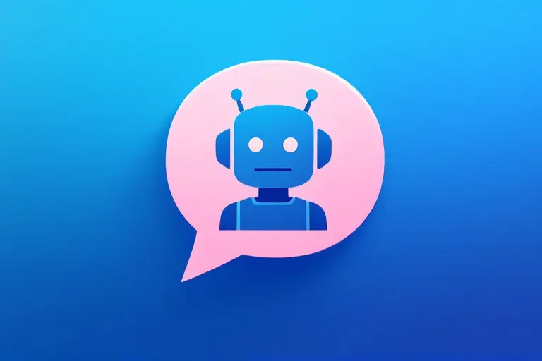 Interface de um chatbot atendendo clientes