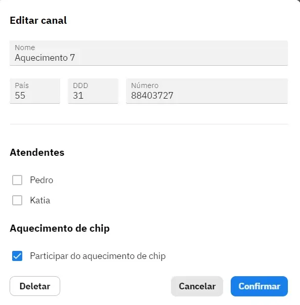 Como esquentar chip WhatsApp com o blü