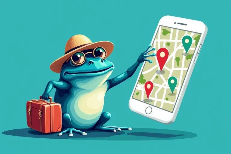 Representação visual de inteligência artificial (IA) integrando-se ao WhatsApp para melhorar o atendimento e as reservas no setor de turismo e hotelaria.